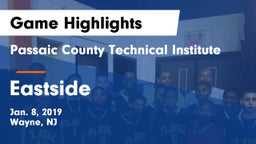 Passaic County Technical Institute vs Eastside  Game Highlights - Jan. 8, 2019