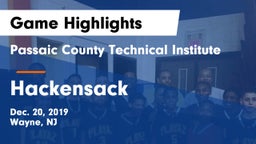 Passaic County Technical Institute vs Hackensack  Game Highlights - Dec. 20, 2019