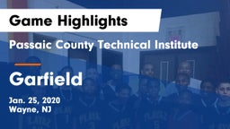 Passaic County Technical Institute vs Garfield  Game Highlights - Jan. 25, 2020