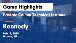 Passaic County Technical Institute vs Kennedy  Game Highlights - Feb. 4, 2020