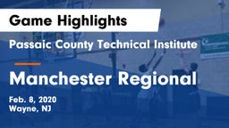Passaic County Technical Institute vs Manchester Regional  Game Highlights - Feb. 8, 2020