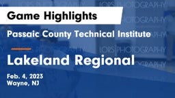 Passaic County Technical Institute vs Lakeland Regional  Game Highlights - Feb. 4, 2023