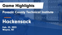 Passaic County Technical Institute vs Hackensack  Game Highlights - Feb. 23, 2023