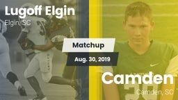 Matchup: Lugoff Elgin High vs. Camden  2019