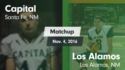 Matchup: Capital  vs. Los Alamos  2016