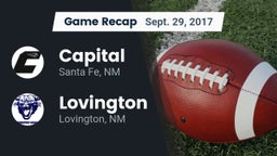 Recap: Capital  vs. Lovington  2017
