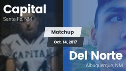 Matchup: Capital  vs. Del Norte  2017