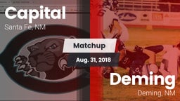 Matchup: Capital  vs. Deming  2018