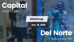 Matchup: Capital  vs. Del Norte  2018