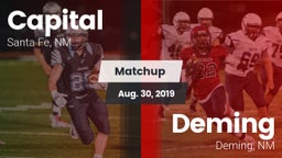 Matchup: Capital  vs. Deming  2019