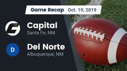 Recap: Capital  vs. Del Norte  2019