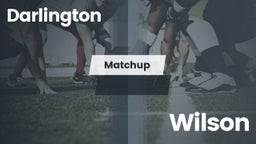 Matchup: Darlington High vs. Wilson  2016
