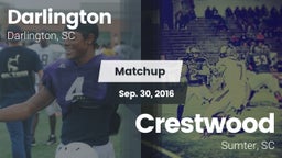 Matchup: Darlington High vs. Crestwood  2016