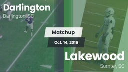 Matchup: Darlington High vs. Lakewood  2016