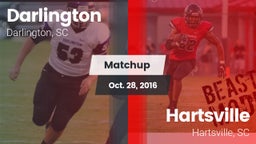 Matchup: Darlington High vs. Hartsville  2016