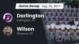 Recap: Darlington  vs. Wilson  2017