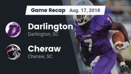 Recap: Darlington  vs. Cheraw  2018