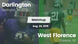 Matchup: Darlington High vs. West Florence  2018