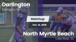 Matchup: Darlington High vs. North Myrtle Beach  2018