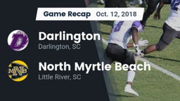 Recap: Darlington  vs. North Myrtle Beach  2018