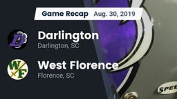 Recap: Darlington  vs. West Florence  2019