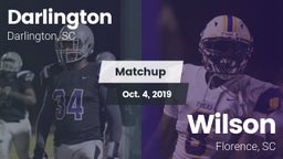 Matchup: Darlington High vs. Wilson  2019