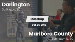 Matchup: Darlington High vs. Marlboro County  2019