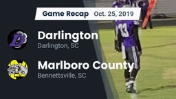 Recap: Darlington  vs. Marlboro County  2019