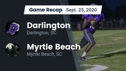 Recap: Darlington  vs. Myrtle Beach  2020