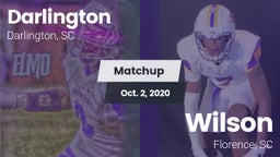 Matchup: Darlington High vs. Wilson  2020