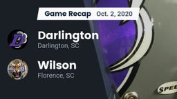 Recap: Darlington  vs. Wilson  2020