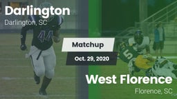Matchup: Darlington High vs. West Florence  2020
