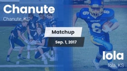 Matchup: Chanute  vs. Iola  2017