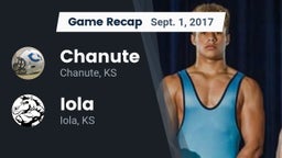 Recap: Chanute  vs. Iola  2017