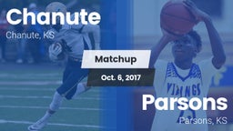 Matchup: Chanute  vs. Parsons  2017