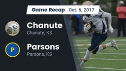 Recap: Chanute  vs. Parsons  2017