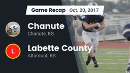 Recap: Chanute  vs. Labette County  2017