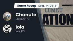 Recap: Chanute  vs. Iola  2018