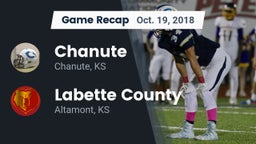 Recap: Chanute  vs. Labette County  2018