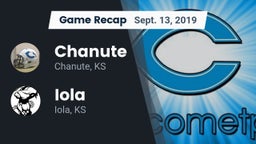 Recap: Chanute  vs. Iola  2019