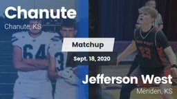 Matchup: Chanute  vs. Jefferson West  2020