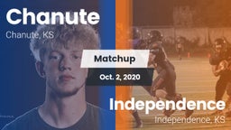 Matchup: Chanute  vs. Independence  2020