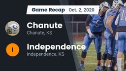 Recap: Chanute  vs. Independence  2020