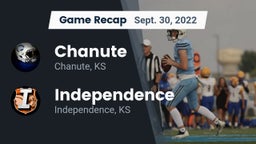 Recap: Chanute  vs. Independence  2022