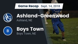 Recap: Ashland-Greenwood  vs. Boys Town  2018