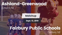 Matchup: Ashland-Greenwood vs. Fairbury Public Schools 2019