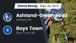 Recap: Ashland-Greenwood  vs. Boys Town  2019