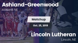 Matchup: Ashland-Greenwood vs. Lincoln Lutheran  2019