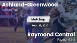 Matchup: Ashland-Greenwood vs. Raymond Central  2020