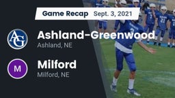 Recap: Ashland-Greenwood  vs. Milford  2021